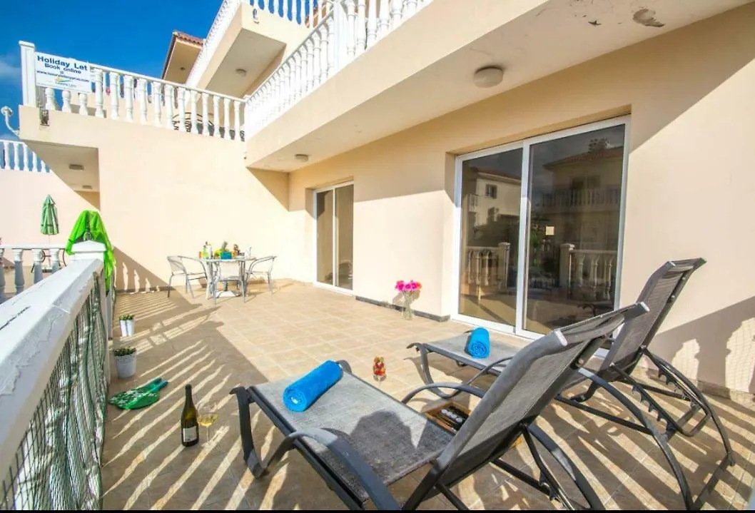 Nissi Golden Sand Lovely One Bedroom Apartment With Spacious Terrace And Free Parking Ayia Napa