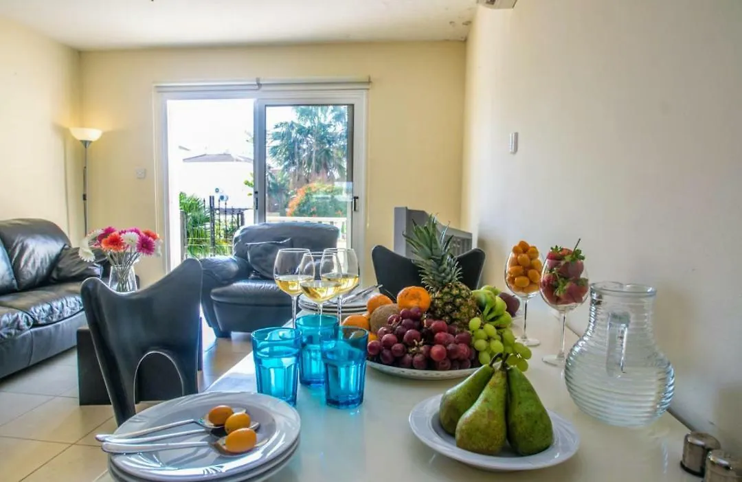Nissi Golden Sand Lovely One Bedroom Apartment With Spacious Terrace And Free Parking Ayia Napa